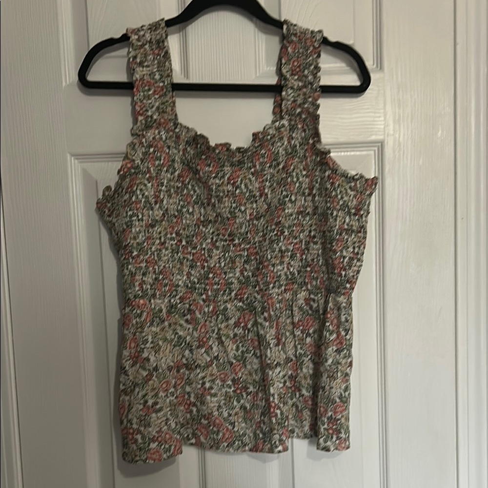 Floral Sleeveless Top